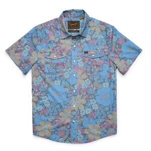 Howler Brothers H Bar B Snapshirt: Flower Power Blues
